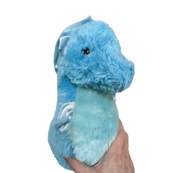 Aurora Destination Nation Blue Seahorse Plush 11 Inch Stuffed Animal Toy Cute So - Picture 3 of 6